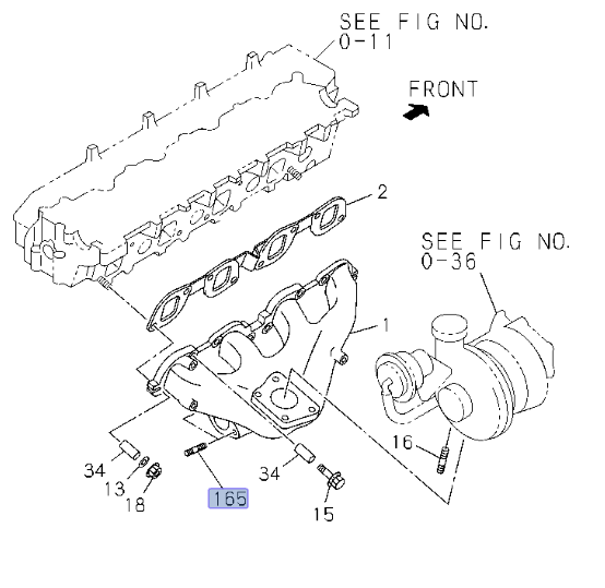 ⋆izuizu⋆ Isuzu NPR Exhaust Pipe Stud P/N: GG8941051621