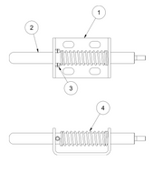 Monroe Spring Wire 3.00"OAL.656ID x.080 P/N: GG05035120