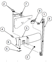 Lesco 80lb/50lb Spreader Deflector Kit P/N: GG092455