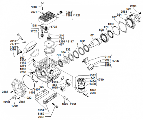 Udor Kappa 75 Air Valve O-Ring P/N: GG110116