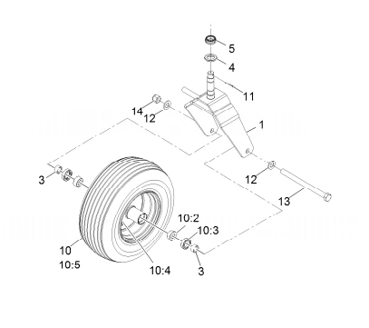 Z-Sprayer / Z-Plug Front Wheel Rim Seal P/N: GG1030063