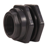Poly Bulkhead Fitting 1'' P/N: GGWBH100