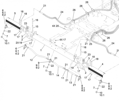 Z-Sprayer SprayMaster Max Boom Wing LH P/N: GG1424029