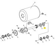 Ryan Lawnaire Flange Plate P/N: GG27027417