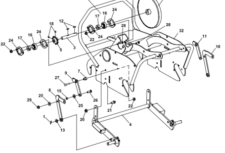 Ryan Lawnaire IV Transport Frame P/N: GG27028777