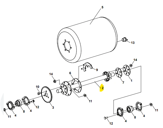 Ryan Lawnaire V Drum Drive Assembly P/N: GG27031087