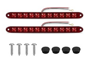 Red Trailer Brake Tail Light LED 16'' 2 Pk. P/N: GG2835