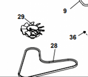 Ryan Lawnaire ZTS Kit-Transaxle Fan & Pulley P/N: GG4164048