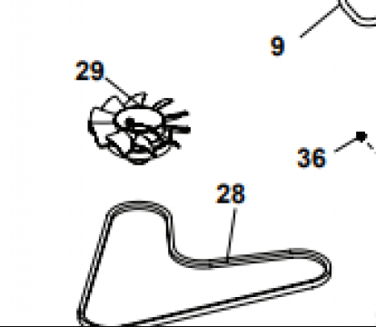 Ryan Lawnaire ZTS Kit-Transaxle Fan & Pulley P/N: GG4164048