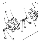 Ryan Lawnaire IV and V W/EST Flanged Bushing P/N: GG4129801