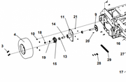 Ryan Lawnaire ZTS Axle Shaft P/N: GG4173176