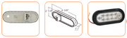 Clear Oval Backup Light Kit 6'' P/N: GG5626310