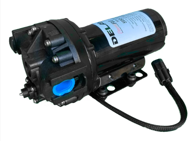 Delavan 5 GPM 12volt Bypass W/Quick Connect Fittings P/N: GG5950111E