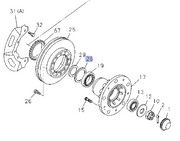 Isuzu NPR Front Rotor 19.5'' P/N: GG29404R7300