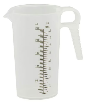 Measuring Cup 8oz W/ 250ML Increments P/N: GG80737