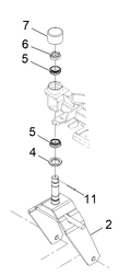 Z-Sprayer Front Caster Kit RH P/N: GGCASTERKITRH
