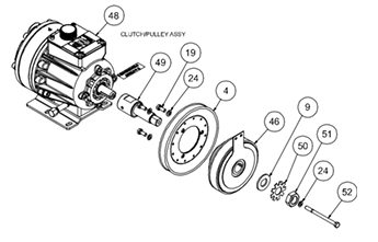 Wanner D10 Pump W/Tapped Shaft For Clutch P/N: GGD10C1001008