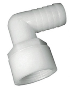 Nylon Hose Barb 90 Deg. Elbow 3/4'' P/N: GGEL3434F