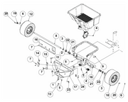 Lesco Chariot Spreader S.S. Flat Washer P/N: GG00967443