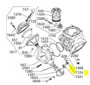 UDOR 110 120 Discharge Elbow P/N: GG025305