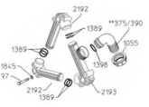 Udor Zeta 40P Suction Nut P/N: GG060450
