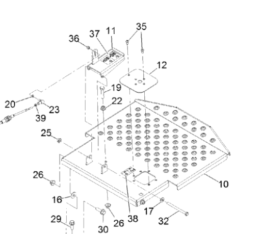 Z-Sprayer Foot Pedal P/N: GG1355191