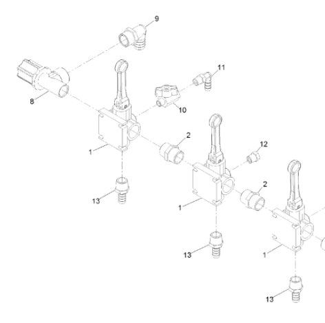 Z-Sprayer Throttle Valve P/N: GG1355736