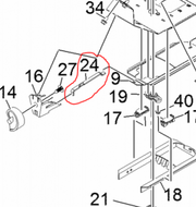 Z-Sprayer Rate Gate Linkage P/N: GG1355965