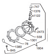 KAPPA 150 Accumulator Assembly P/N: GG603102