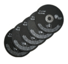Tru-Flate Cut-Off Discs - 3" x 1/16" thick 5/Pk P/N: GG25311