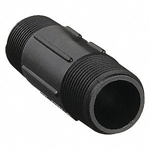 Banjo Pipe to Pipe Male Poly Coupler (Hex Nipple) 1-1/2'' x 5'' P/N: GGNIP1505