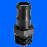 Banjo 3/4" MPT x 3/8" Hose Barb Poly Fitting P/N: GGHB075038