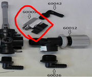 Z-Sprayer Chrome Valve 1/4'' P/N: GG1355737