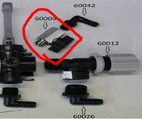 Z-Sprayer Chrome Valve 1/4'' P/N: GG1355737