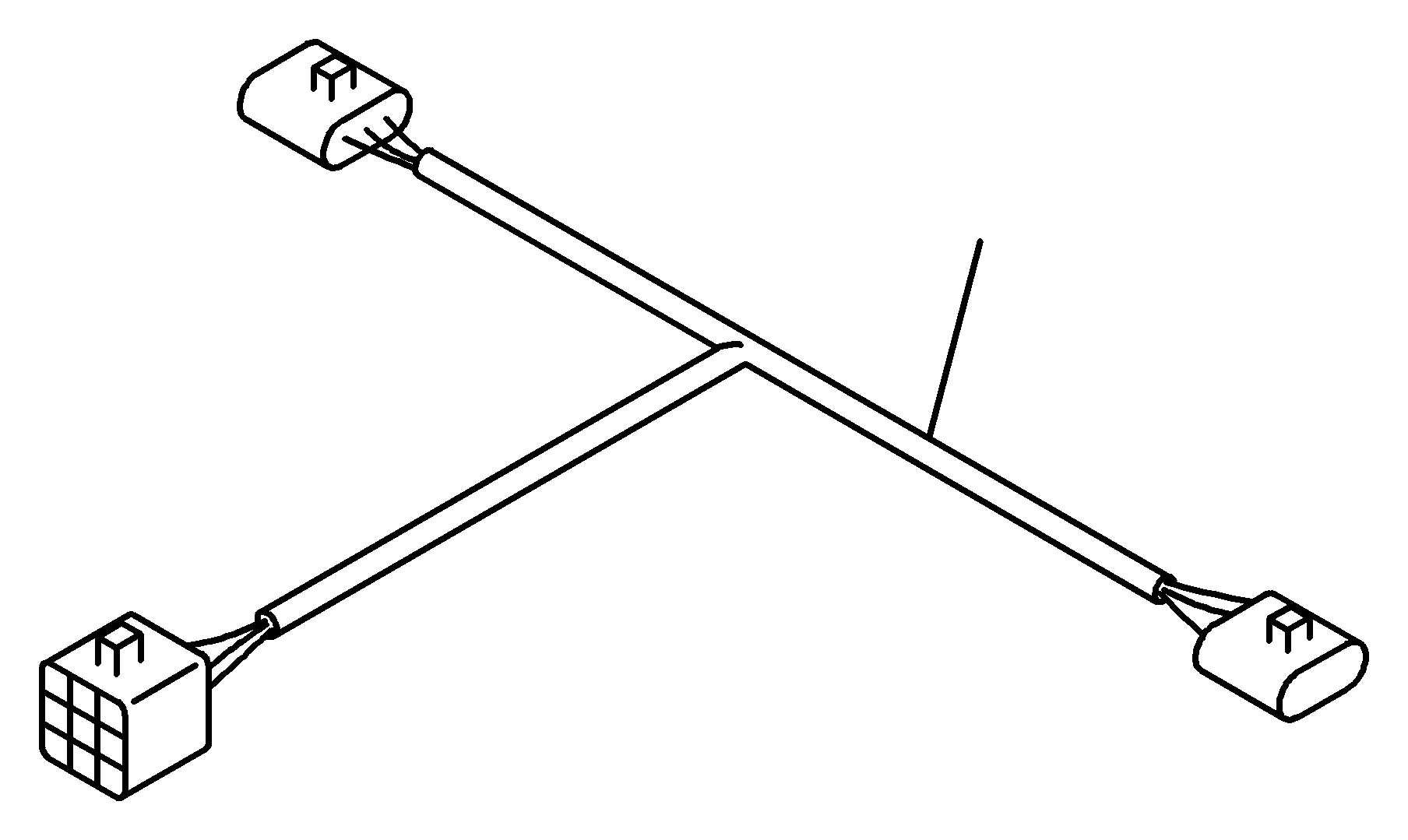 Isuzu Harness Extension For Tail Light P/N: GG8972492920
