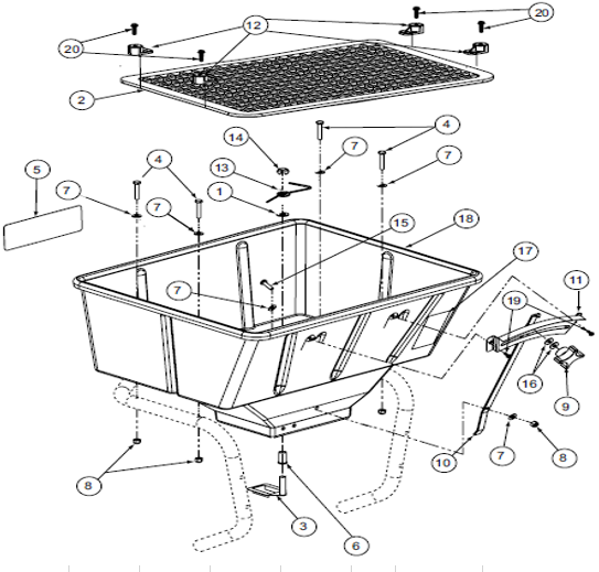 Search results for: 'lesco spreader parts for an icer