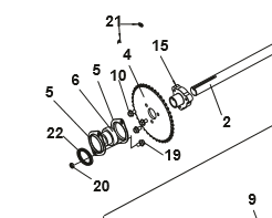 Ryan Lawnaire Machined Hub Sprocket P/N: GG4167879