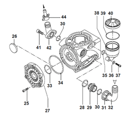 Hypro Oil Tank Cap P/N: GG99101040322
