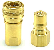Brass Quick connect 1/4 Female x Male Plug P/N: GGK2BH2B