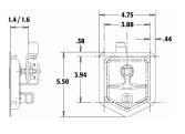 T-Handle For Poly Underbox P/N: GGL8816R