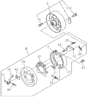 Isuzu Parking Brake Drum P/N: GG8971486992