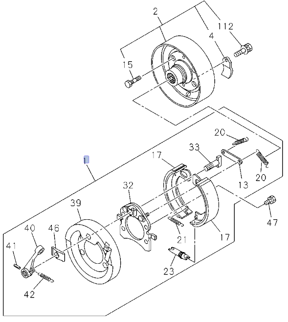 Isuzu Parking Brake Drum P/N: GG8971486992