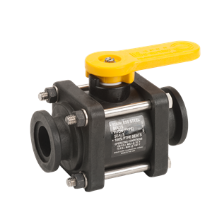 Banjo Flanged Ball Valve 1'' Full Port P/N: GGMV100CF