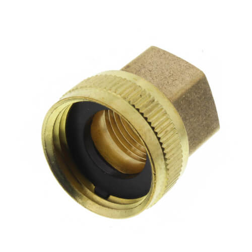 Brass Swivel 3/4'' FGHT x 1/2'' FPT Adapter P/N: GGBAS974